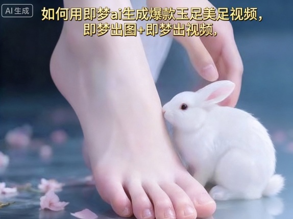如何用即梦ai生成爆款玉足美足视频，即梦出图+即梦出视频，快速涨粉-小艾项目网