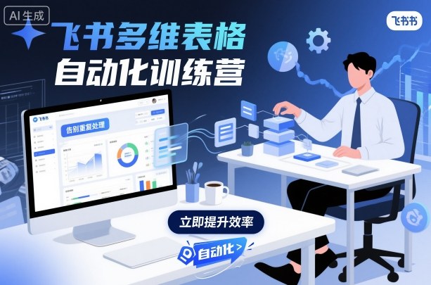 飞书多维表格自动化训练营，手把手教你告别重复处理，用多维表格开启高效办公新模式-小艾项目网