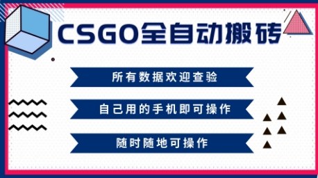 CSGO全自动搬砖，年底钱回家好项目，当天可拿到结果，新手小白轻松月入1W+【揭秘】-小艾项目网