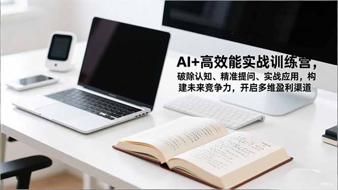 AI+高效能实战训练营，破除认知、精准提问、实战应用，构建未来竞争力，开启多维盈利渠道-小艾项目网