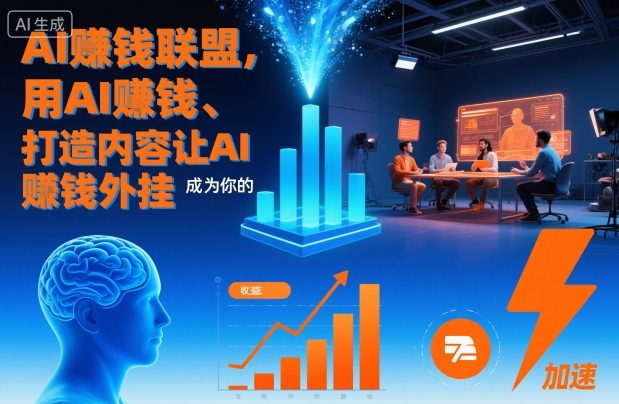 AI賺钱联盟，用AI賺钱、打造内容让AI成为你的賺钱外挂-小艾项目网