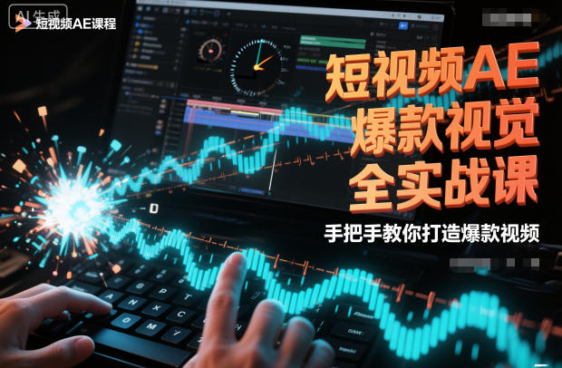短视频AE爆款视觉全实战课，手把手教你打造爆款视频-小艾项目网