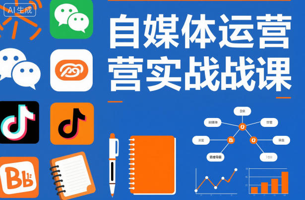 自媒体运营实战课，掌握一套系统的自媒体运营底层方法论，成为优秀的内容创作者-小艾项目网