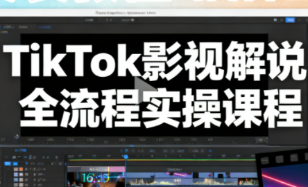 凌帧·TikTok影视解说全流程实操-小艾项目网