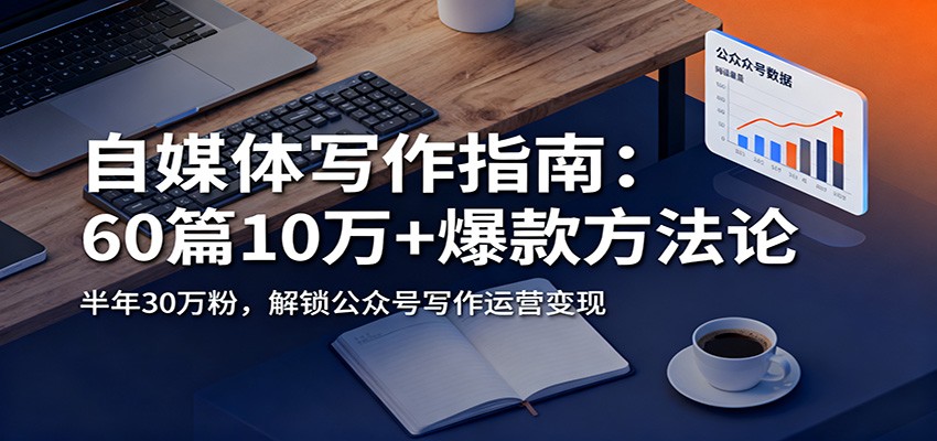 自媒体写作指南：60篇10万+爆款方法论，半年30万粉，解锁公众号写作运营变现-小艾项目网