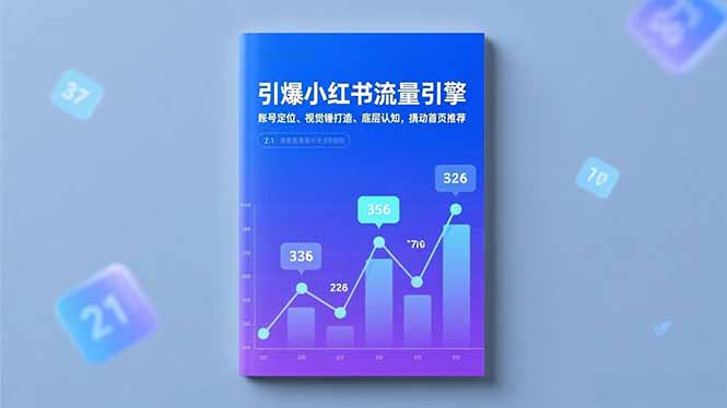 引爆小红书流量引擎，账号定位、视觉锤打造、底层认知，撬动首页推荐-小艾项目网