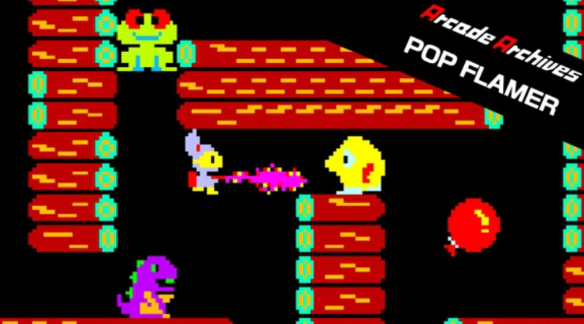 《街机：POP火焰 Arcade Archives POP FLAMER》Switch英文版NSP下载-小艾项目网