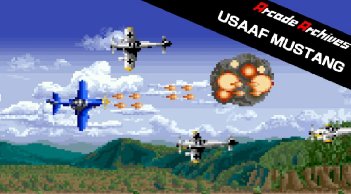 《街机：野马战机 Arcade Archives USAAF MUSTANG》Switch英文版NSP下载-小艾项目网