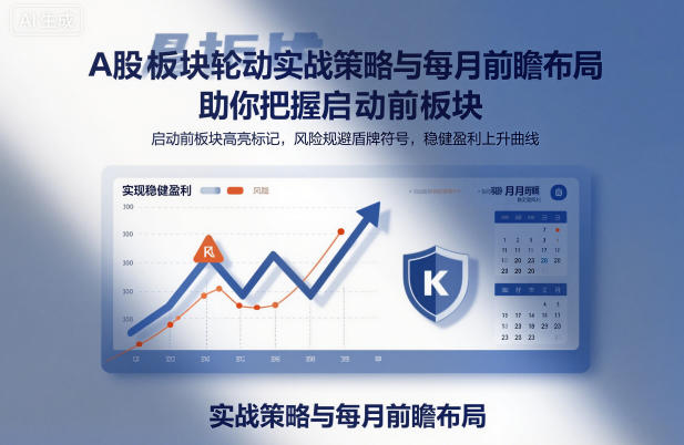 A股板块轮动实战策略与每月前瞻布局，助你把握启动前板块，规避风险，实现稳健盈利-小艾项目网