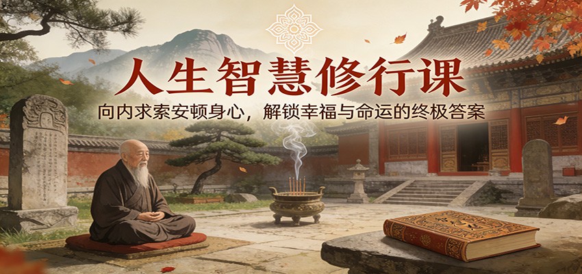 人生智慧修行课：向内求索安顿身心，解锁幸福与命运的终极答案-小艾项目网