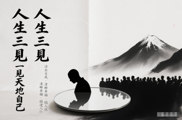 人生三见一见天地见众生见自己，活出自我拥有清晰幸福人生，搞透人性-小艾项目网