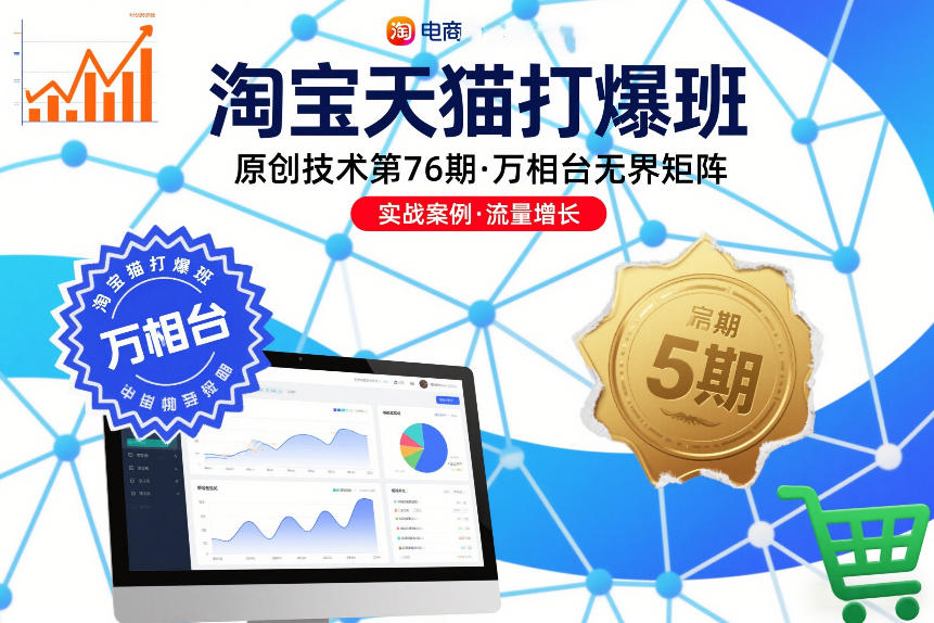 淘宝天猫打爆班原创技术第76期，万相台无界矩阵-小艾项目网