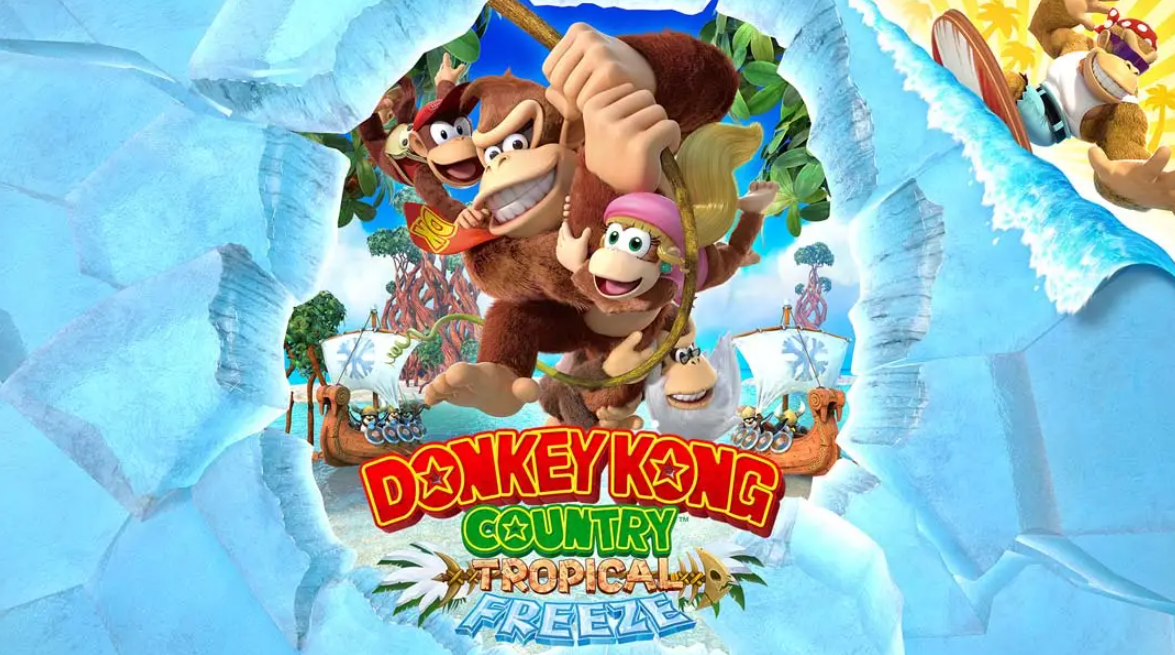 《大金刚：热带寒流 Donkey Kong Country: Tropical Freeze》Switch英文版NSP下载 – 含1.0.2补丁-小艾项目网