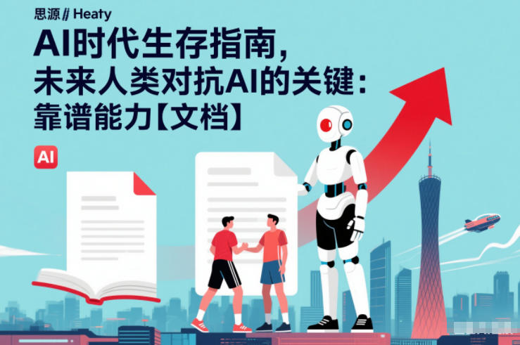 AI时代生存指南，未来人类对抗AI的关键：靠谱能力【文档】-小艾项目网