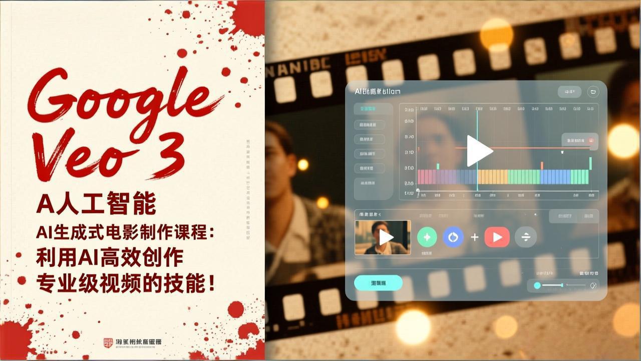 Google Veo 3人工智能AI生成式电影制作课程：利用AI高效创作专业级视频的技能！-小艾项目网