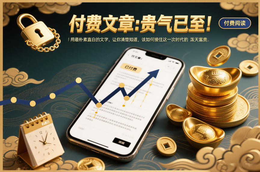 付费文章：贵气已至！用最朴素直白的文字，让你清楚知道，该如何接住这一次时代的泼天富贵-小艾项目网