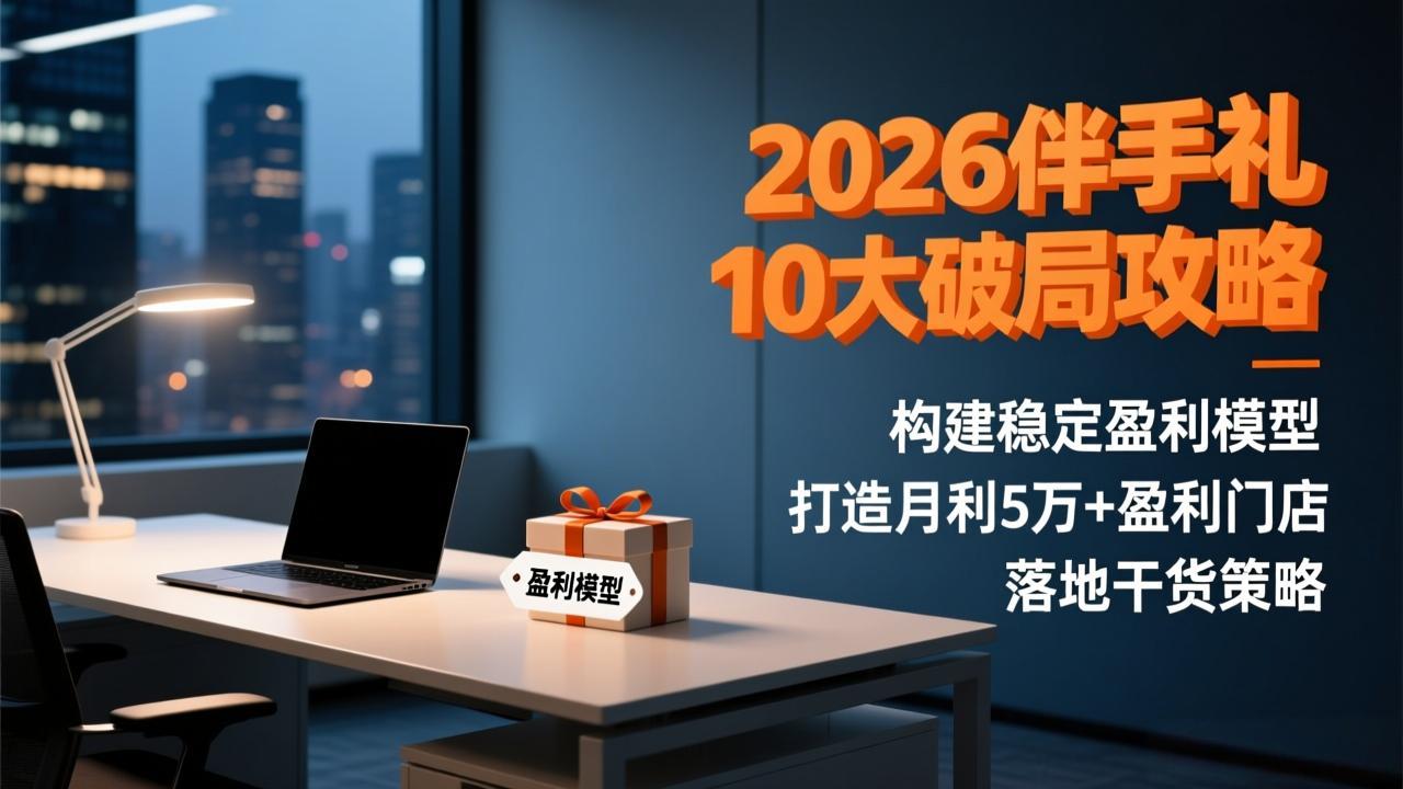 2026伴手礼10大破局攻略：构建稳定盈利模型，打造月利5万+盈利门店，落地干货策略-小艾项目网