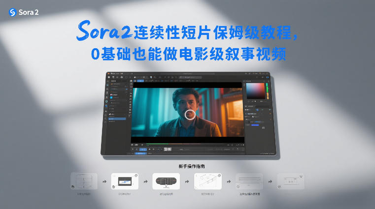 Sora2连续性短片保姆级教程，0基础也能做电影级叙事视频-小艾项目网