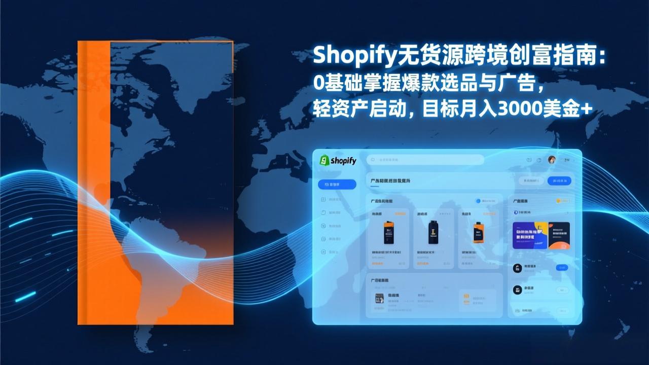 Shopify爆款打法实战：从选品到广告投放，复制爆款模型，驱动独立站月销售额破万刀-小艾项目网