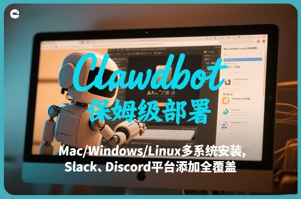 Clawdbot保姆级部署，从入门介绍、Mac/Windows/Linux多系统安装，到Slack、Discord平台添加全覆盖-小艾项目网
