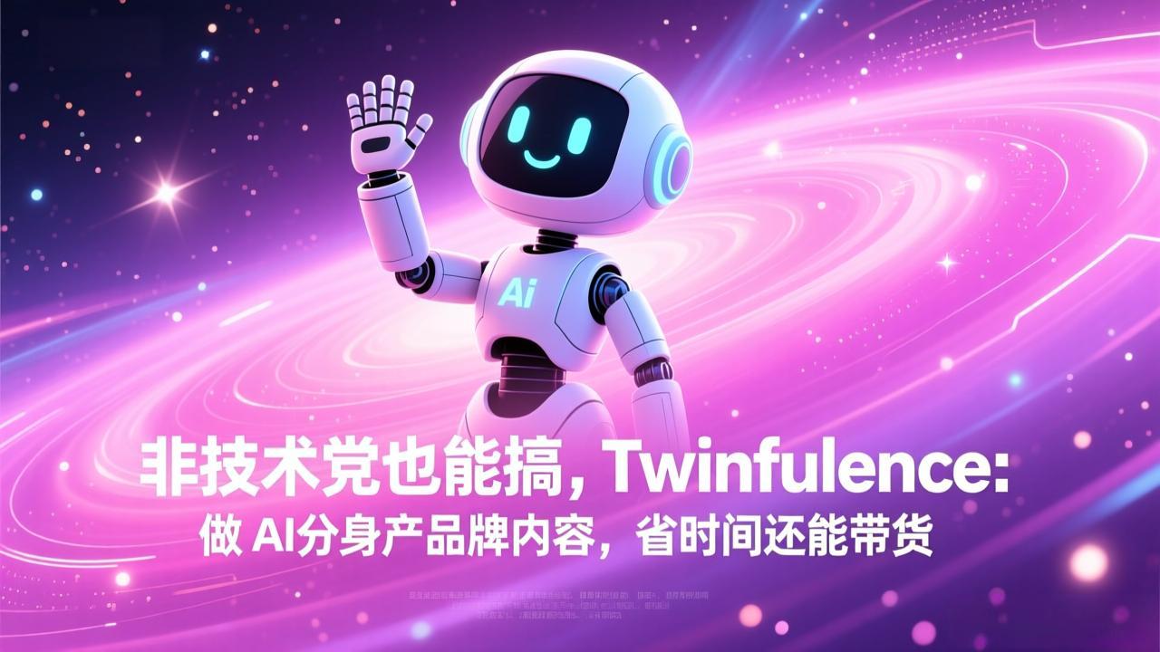 非技术党也能搞!Twinfluence:做 AI 分身产品牌内容,省时间还能带货-小艾项目网
