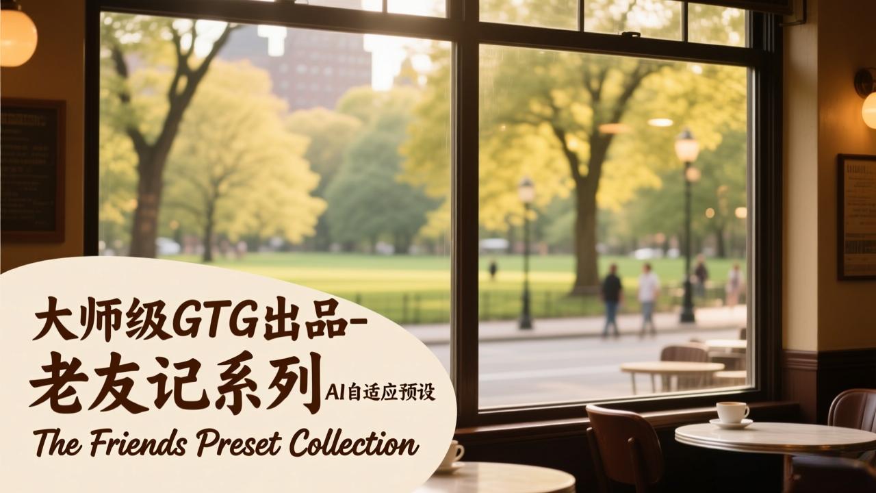 大师级GTG出品-老友记系列AI自适应预设The Friends Preset Collection-小艾项目网