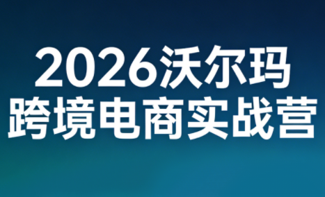 2026沃尔玛跨境电商实战营-小艾项目网