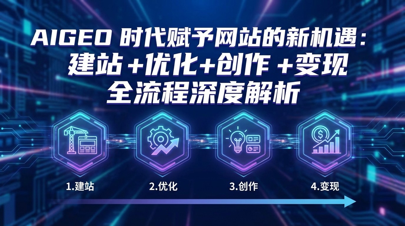 AIGEO+时代赋予网站的新机遇：建站+优化+创作+变现+全流程深度解析-小艾项目网