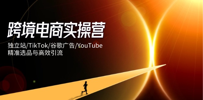 跨境电商实操营：独立站/TikTok/谷歌广告/YouTube，精准选品与高效引流-小艾项目网