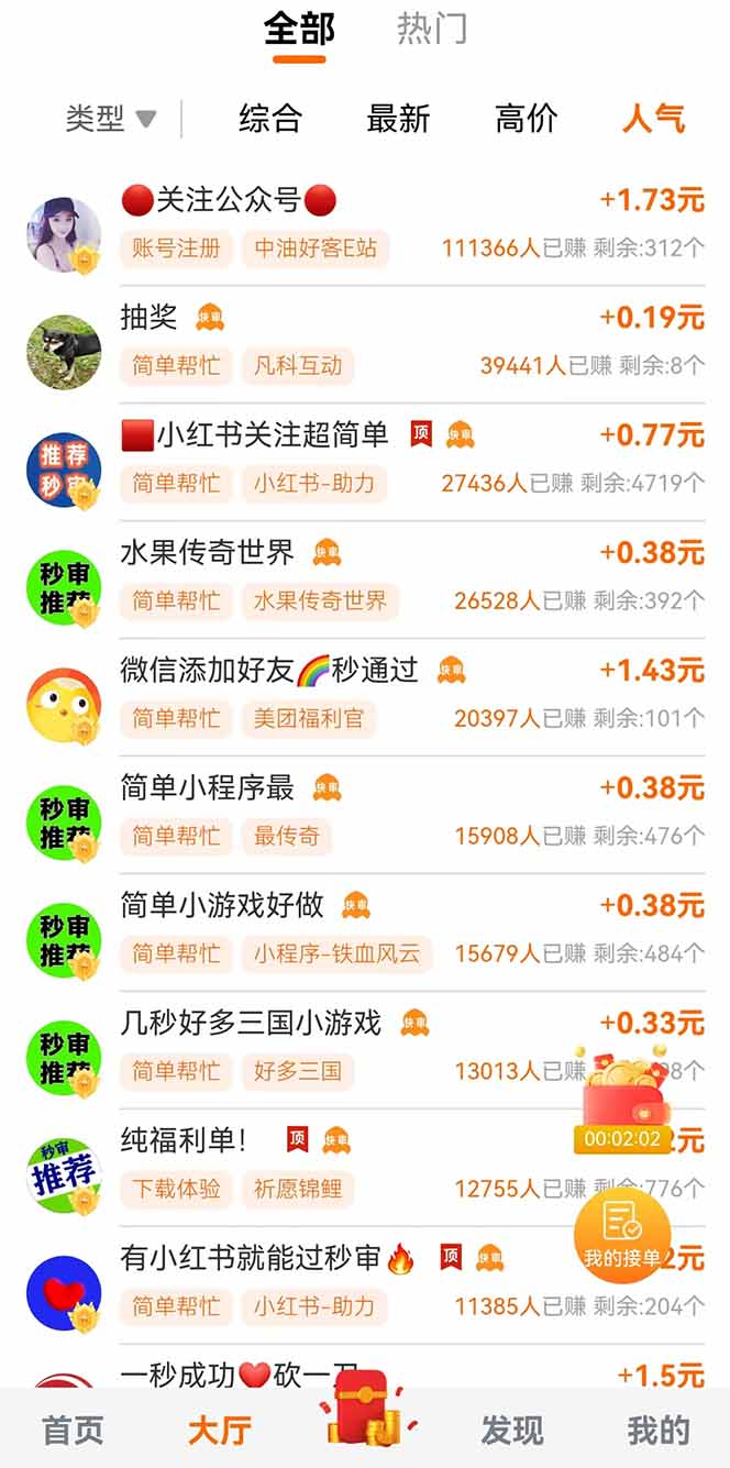 零撸小项目免费分享 点赞助力 无任何门槛 手机随时可做  单日收益200＋-小艾项目网