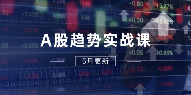 A股趋势实战课：主力动向+政策红利，2025全年策略5月更新-小艾项目网