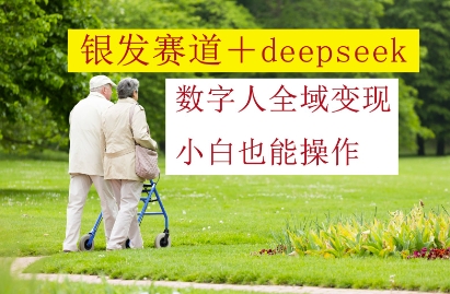 银发赛道+deepseek数字人全域变现，小白也能操作-小艾项目网