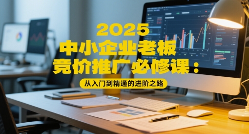 2025中小企业老板竞价推广必修课：从入门到精通的进阶之路-小艾项目网
