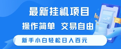 最新挂G项目，操作简单，交易自由，新手小白轻松日入100+【揭秘】-小艾项目网