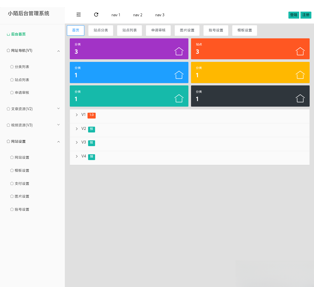 PHP网址导航源码-小艾项目网
