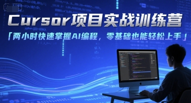 Cursor项目实战训练营，两小时快速掌握AI编程，零基础也能轻松上手-小艾项目网