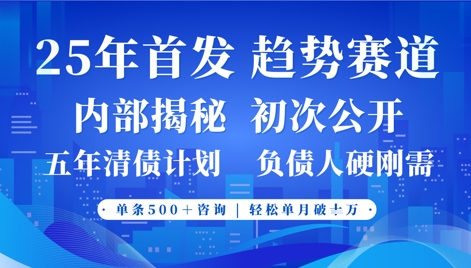 2025年首次公开，真正的事业型赛道，客咨不断，单月轻松破W-小艾项目网