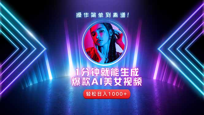 2025年最强副业：用AI做短视频，从零开始打造爆款账号！-小艾项目网