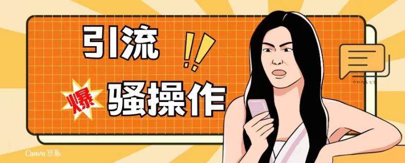 最新引流骚操作，单账号日引50-100，简单粗暴，适合于小白各行各业都可以进行操作，精准粉丝加到爆-小艾项目网