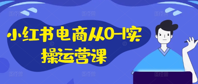 小红书电商从0-1实操运营课，小红书手机实操小红书/IP和私域课/小红书电商电脑实操板块等-小艾项目网
