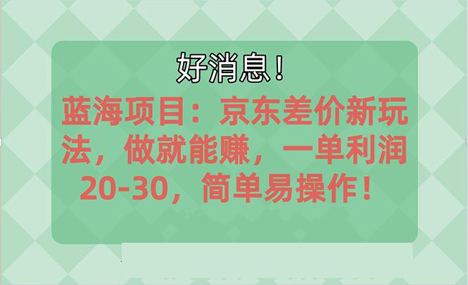 越早知道越能赚到钱的蓝海项目：京东大平台操作，一单利润20-30，简单…-小艾项目网