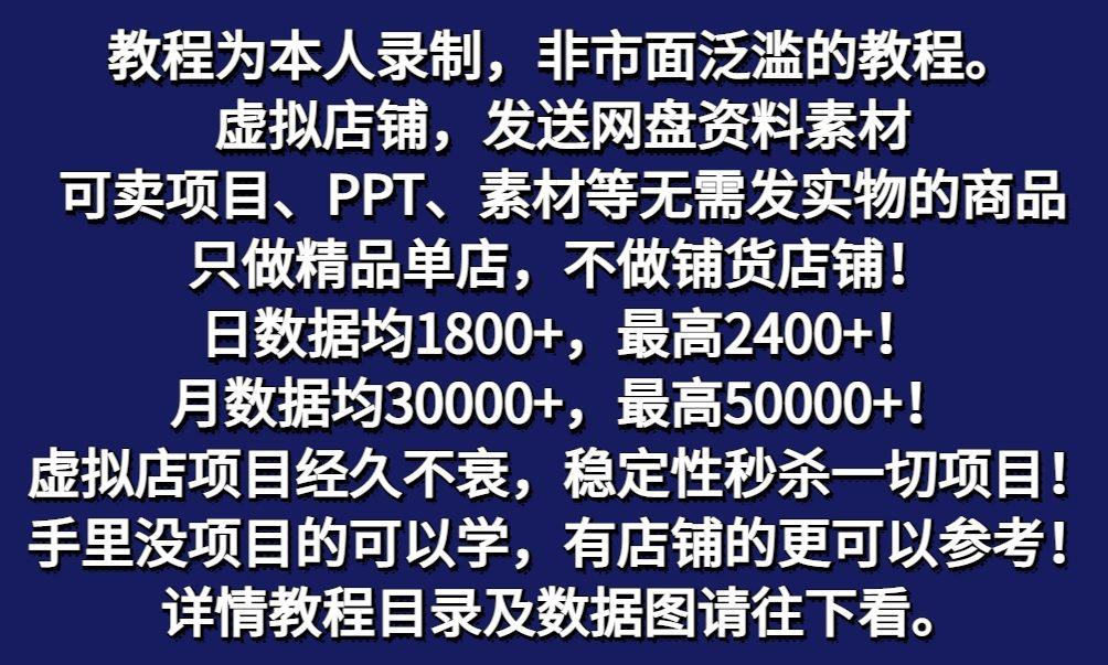 图片[2]-拼多多虚拟电商训练营月入50000+你也行，暴利稳定长久，副业首选-小艾项目网