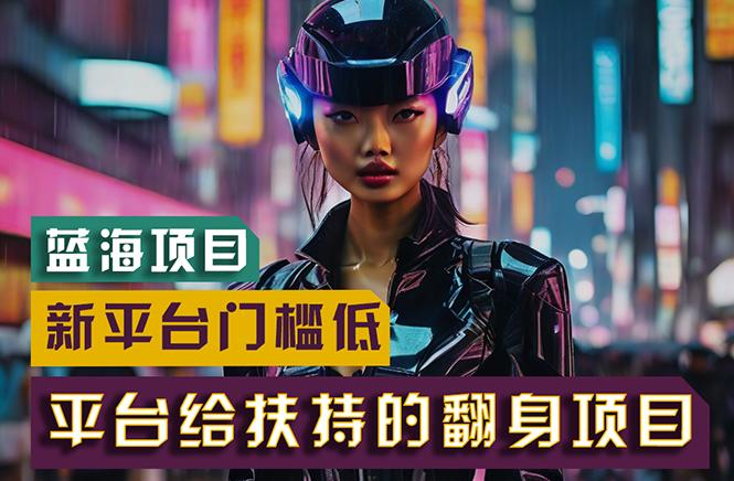 【蓝海项目】新平台无脑搬运，翻身项目 门槛低 小白也能轻松上手 日入500+-小艾项目网