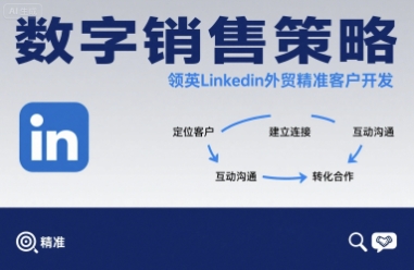 数字销售策略领英LinkedIn外贸精准客户开发-小艾项目网