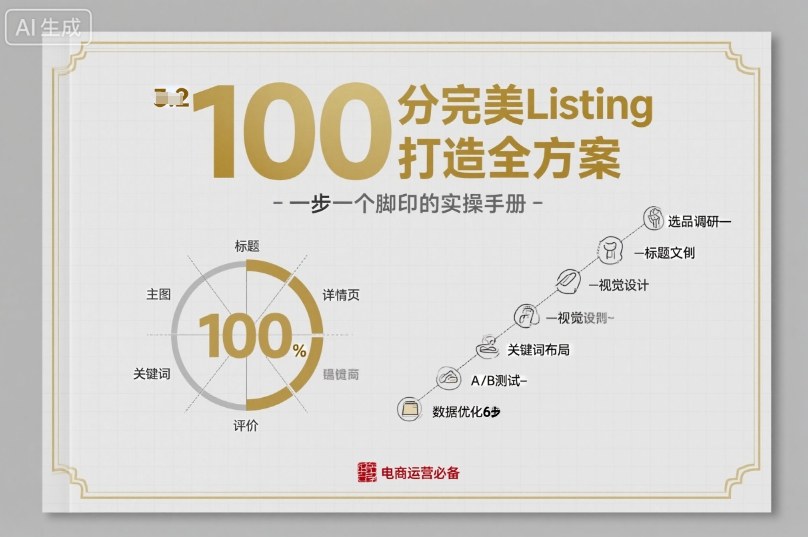 100分完美Listing打造全方案，想要完美listing必须是需要一步一个脚印的-小艾项目网