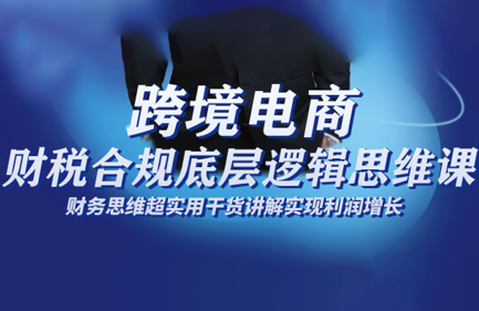 跨境电商财稅合规底层逻辑思维课-小艾项目网