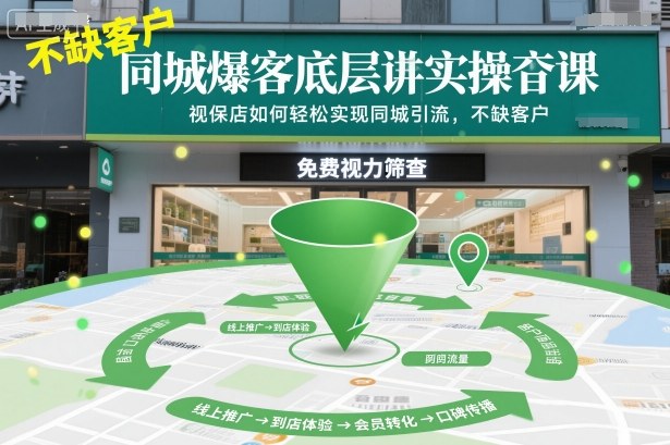 同城爆客底层实操课，视保店如何轻松实现同城引流，不缺客户！-小艾项目网
