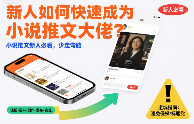 新人如何快速成为小说推文大佬？小说推文新人必看，少走弯路-小艾项目网