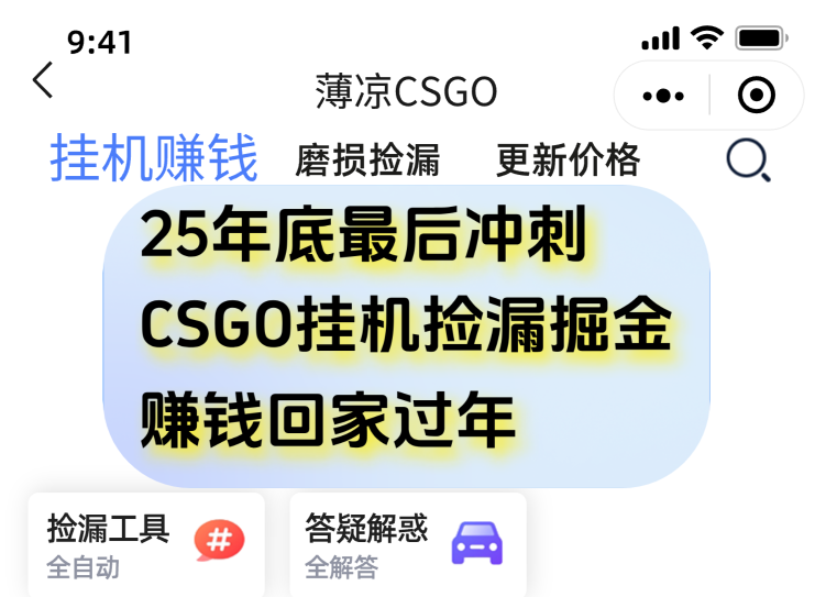 用CSGO游戏挂机捡漏掘金赚钱掘金，一部手机轻松日入500+-小艾项目网