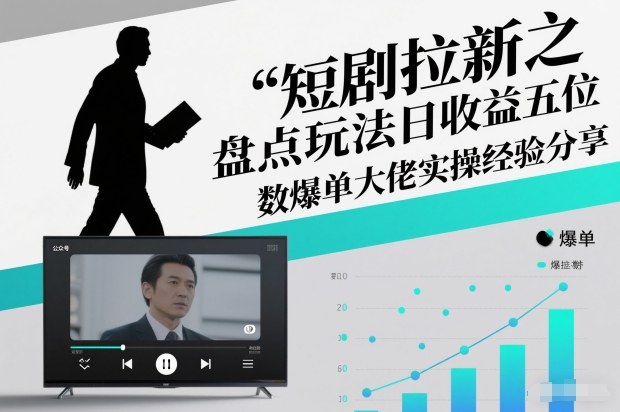 短剧拉新之盘点玩法日收益五位数爆单大佬实操经验分享-小艾项目网